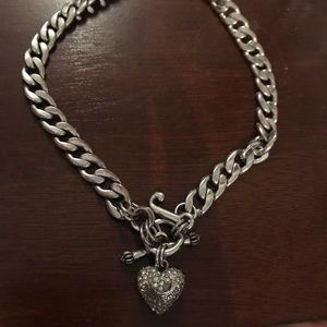 Juicy couture sliver necklace